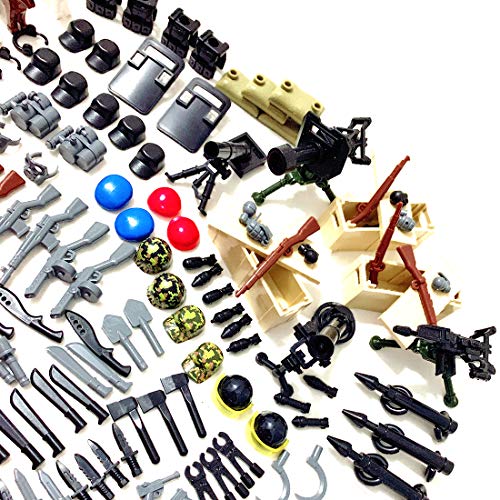 HIDE Waffen Set, Minifiguren Maske, Helm und Blaster , Custom Military Waffen Set Kompatibel Mit Lego Figuren Soldaten… – Bild 5