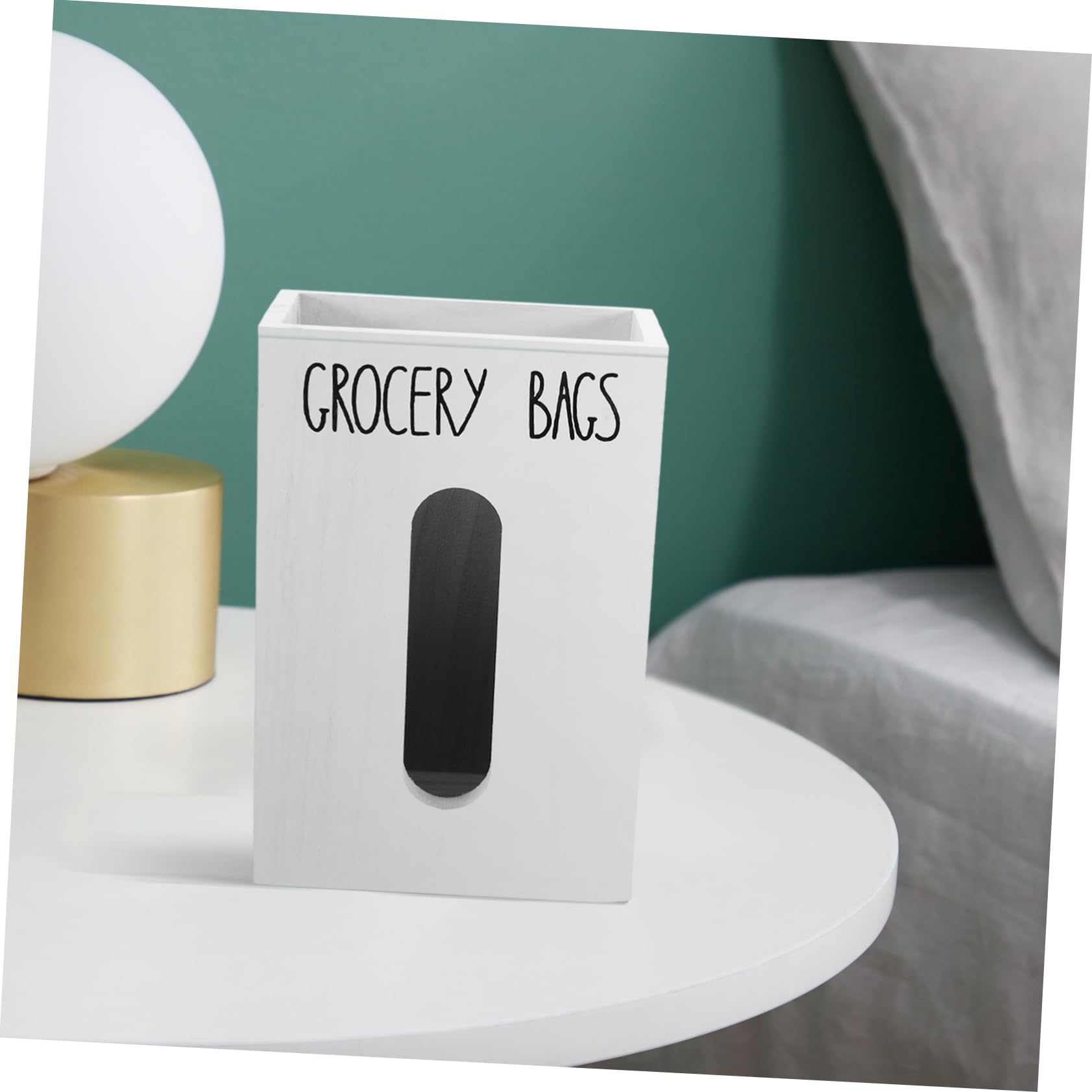 Extra Holz Müllbeutel Spender Organizer für Abfalltüten Design für Küche und Büro und Platzsparend Große Kapazität für Ordnung