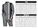 TIFIYA Men's 2 Piece Stand Collar Fashion Shirts Suit,Minimalist Line Print Business Leisure Walking Sets TM126-16-S