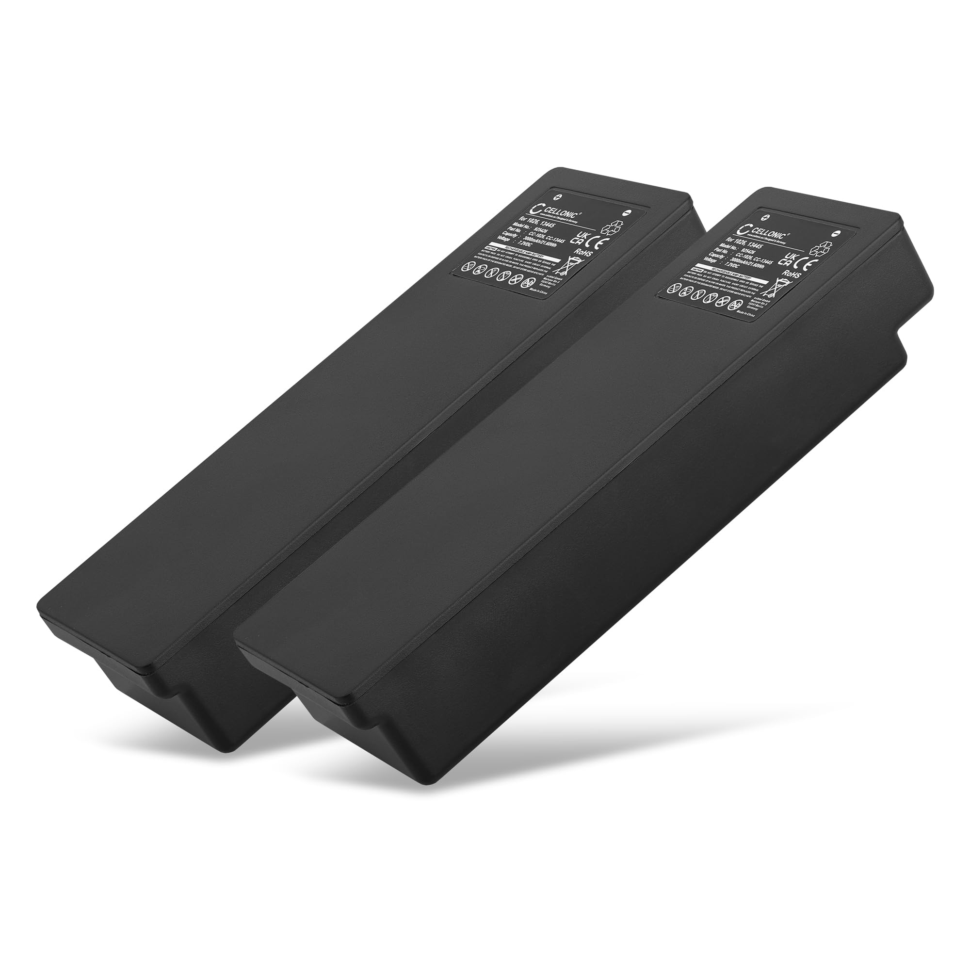CELLONIC 2X Akku kompatibel mit Scanreco 16131, 590, Palfinger | 2x, (3000mAh-7.2V-NiMH), Fernbedienung Akku, für Scanreco 17162, RSC7220, RC-400, 13445, für Palfinger EEA2512, RC-400, 790