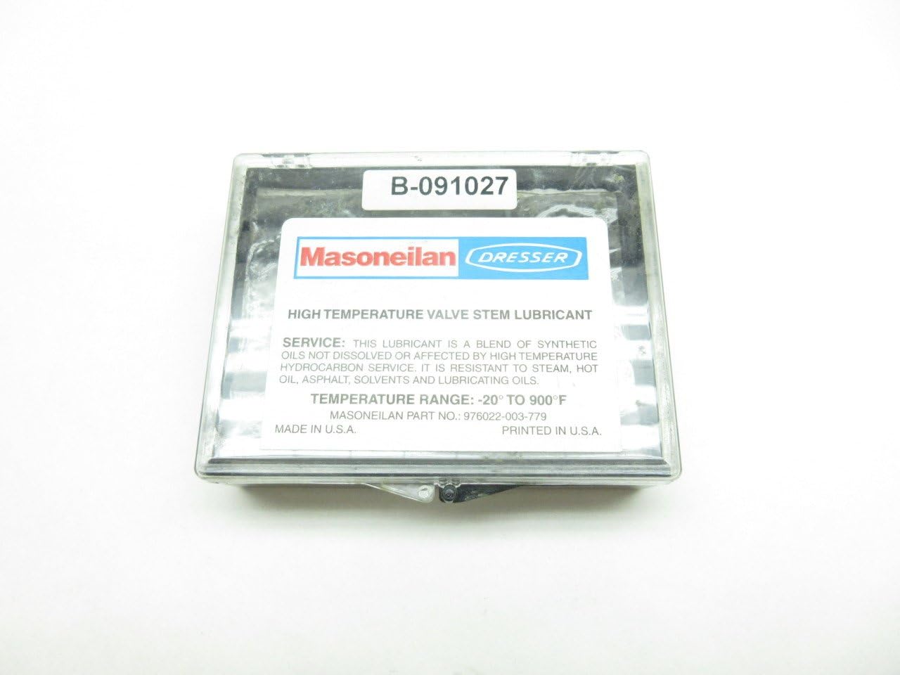 CASE OF 24 NEW MASONEILAN DRESSER 976022-003-779 VALVE STEM LUBE D599205