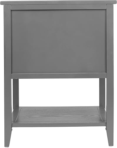 Miniatura 8 de ZeHuoGe Mesita de noche de ratán natural con 2 cajones mesa auxiliar mesa auxiliar para aperitivos mesa auxiliar para sofá mesa auxiliar portátil