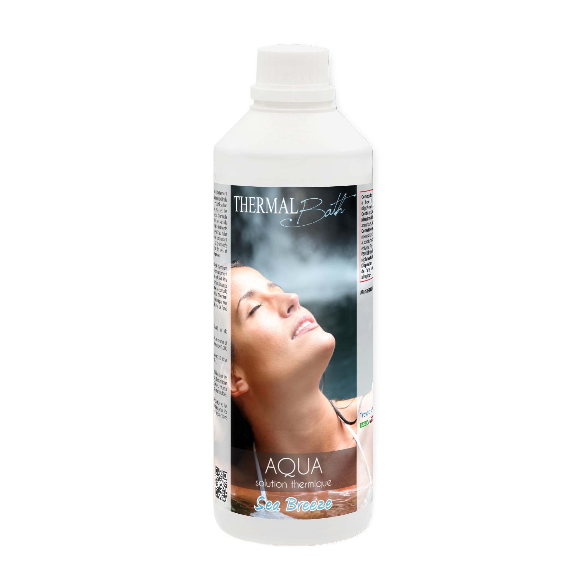 Thermal Bath SET Ossigeno Attivo past 20gr 1,2 KG + 2pz Aqua Sea Breeze 1Lt | Ossigeno Attivo in Pastiglie da 20gr e Acqua Termale con Sali Minerali, aroma Brezza Marina, per Piscina e Spa Idromassaggio