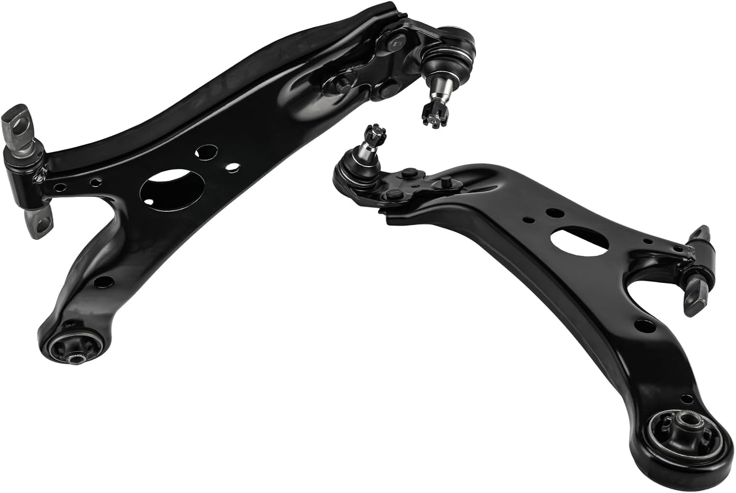 KAC 6Pcs Front Lower Control Arm w/Ball Joint Assembly Fit for Toyota Sienna 2011-2020 with Sway Bar End Link Tie Rod Ends Replacement Arms Suspension Kit