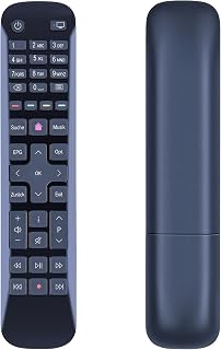 Ersatz Fernbedienung für Telekom Media Receiver MR 400/200, für T-Home Fernbedienung MR 401/201 (Schwarz)