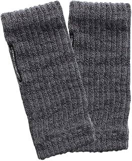 [エムアンドエムソックス] アームウォーマー シルク 絹 日本製 内側 ハンド ウォーマー ウール ふわふわ 温活 冷えとり アームカバー グレー