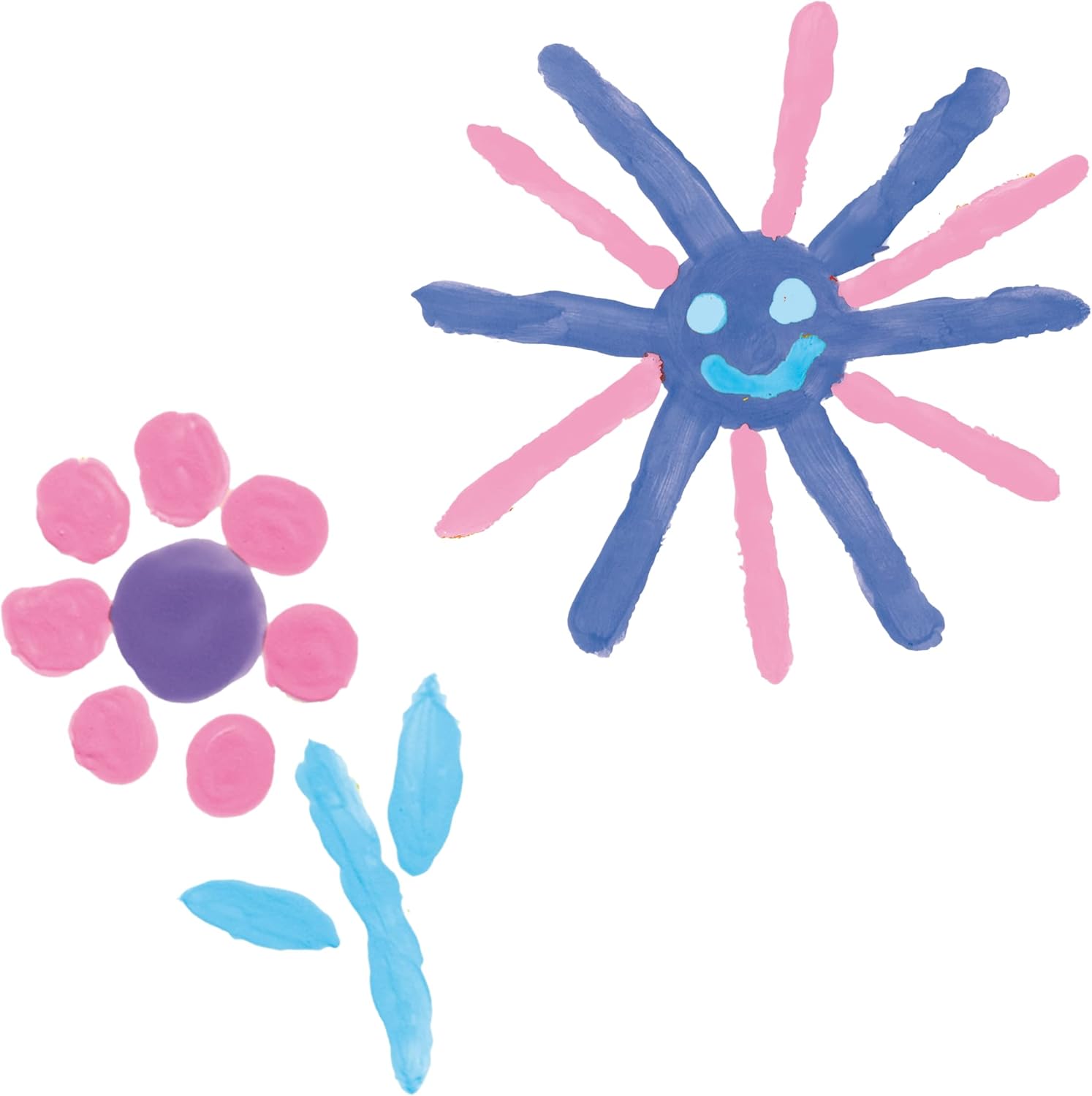 SES Creative Girly Washable Finger Paint, Set of 4 Colors