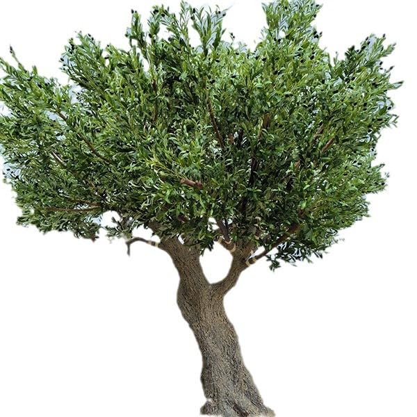 KIBONCY Artificial Green Plants Large Olive Trees Potted Plants False Trees Bonsai Artificial Trees Indoor Landscaping Hotel PeopleAccommodation Decoration 5m