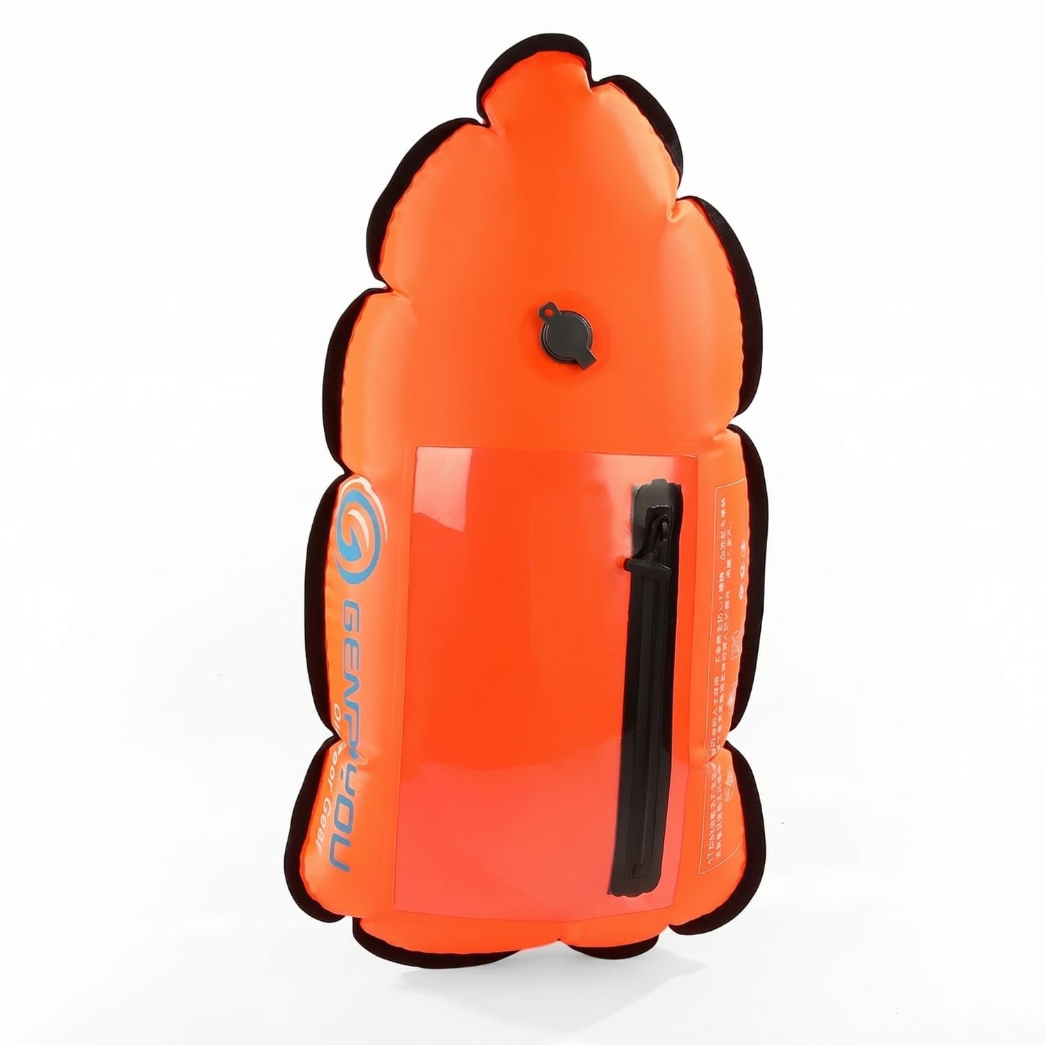 Transparent Handle Shaped Rescue Buoy Bright Orange ABS | Construction Storage Carry Detail ABS Orange Bright-image-16