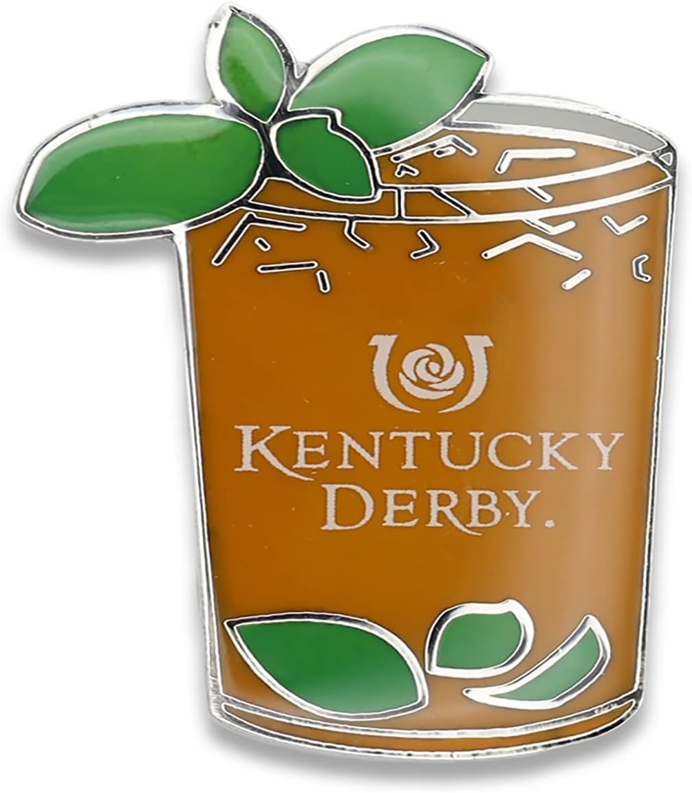 Kentucky Derby Mint Julep Lapel Pin