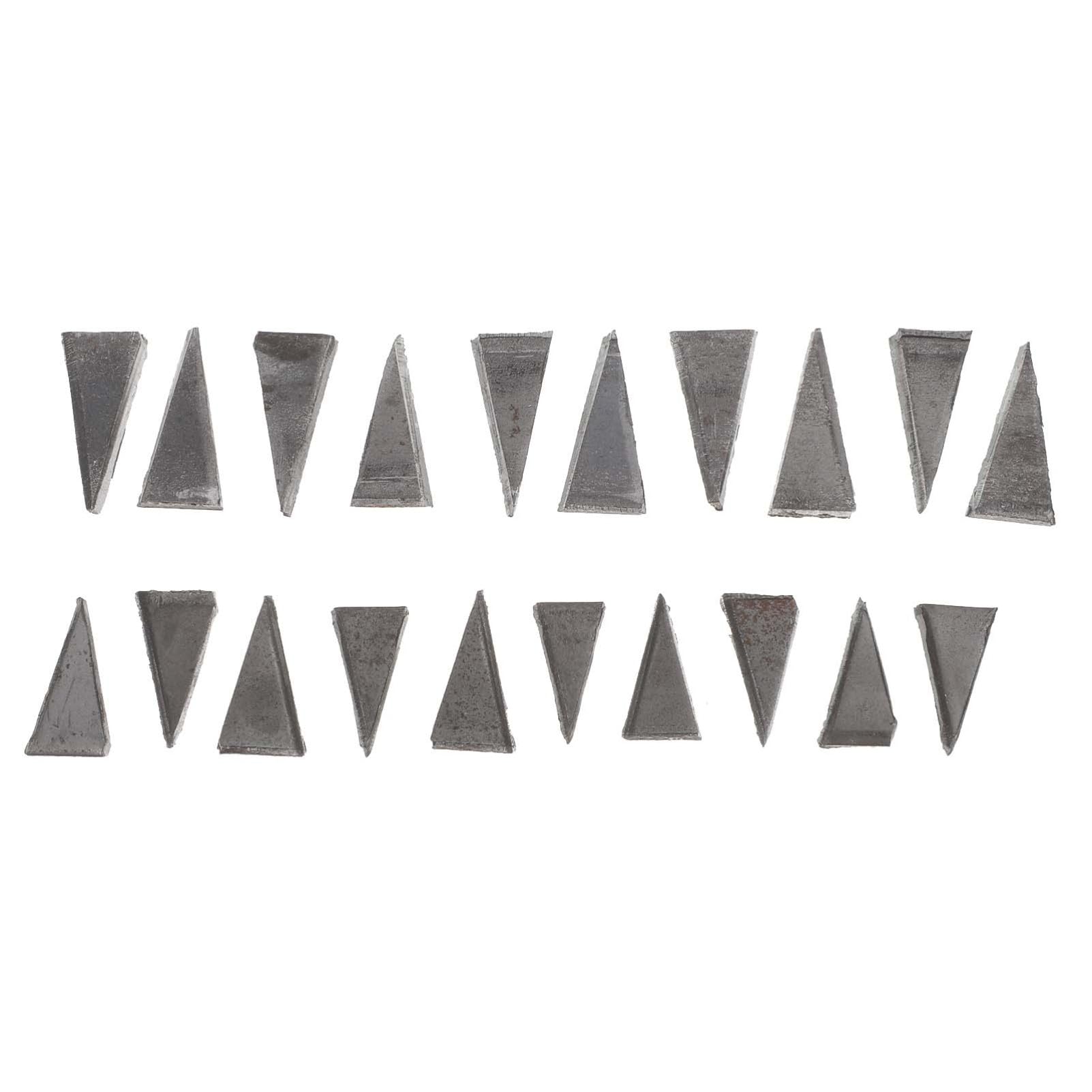 ARTIBETTER 20pcs Claw Hammer Handle Wedge Plumb Hammer Splitting Wedge Metal Installation Accessories