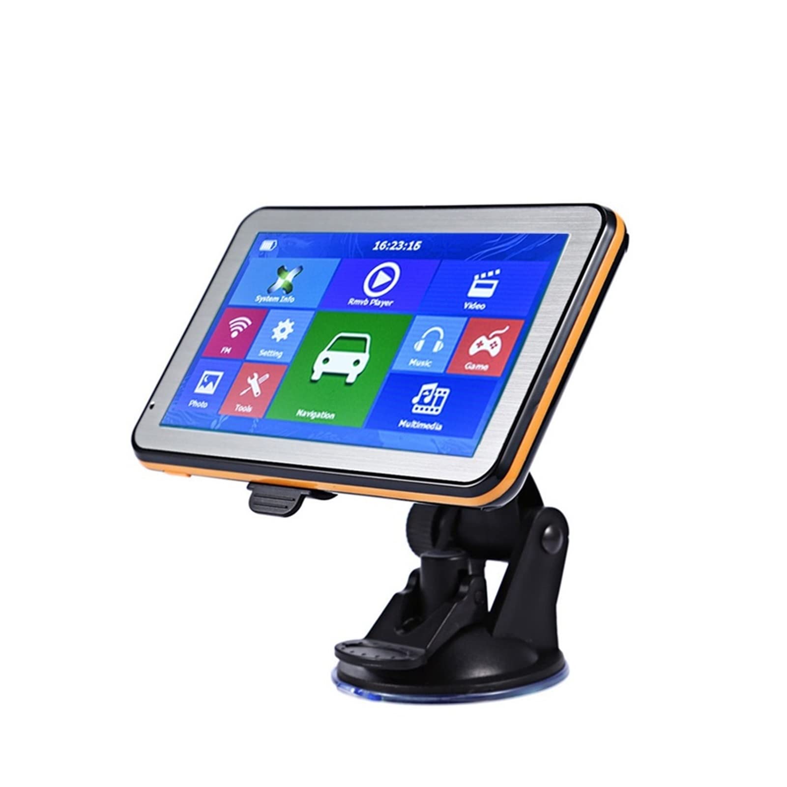 Navigazione GPS per camion, camper, auto 5" HD Auto GPS Navigazione 8G+RAM128-256MB+800X480 +latest Europe Map +Truck gps navigators Facile da usare (Size : 128MBResitive4G)