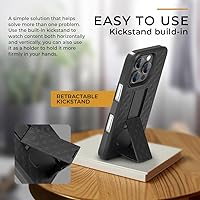 Vista 30 de MOTIVE for iPhone 15 Pro Max Case with Belt Clip, Shell Holster Combo for Apple iPhone 15 Pro Max Holster, Slim Rugged Case, Drop Shockproof