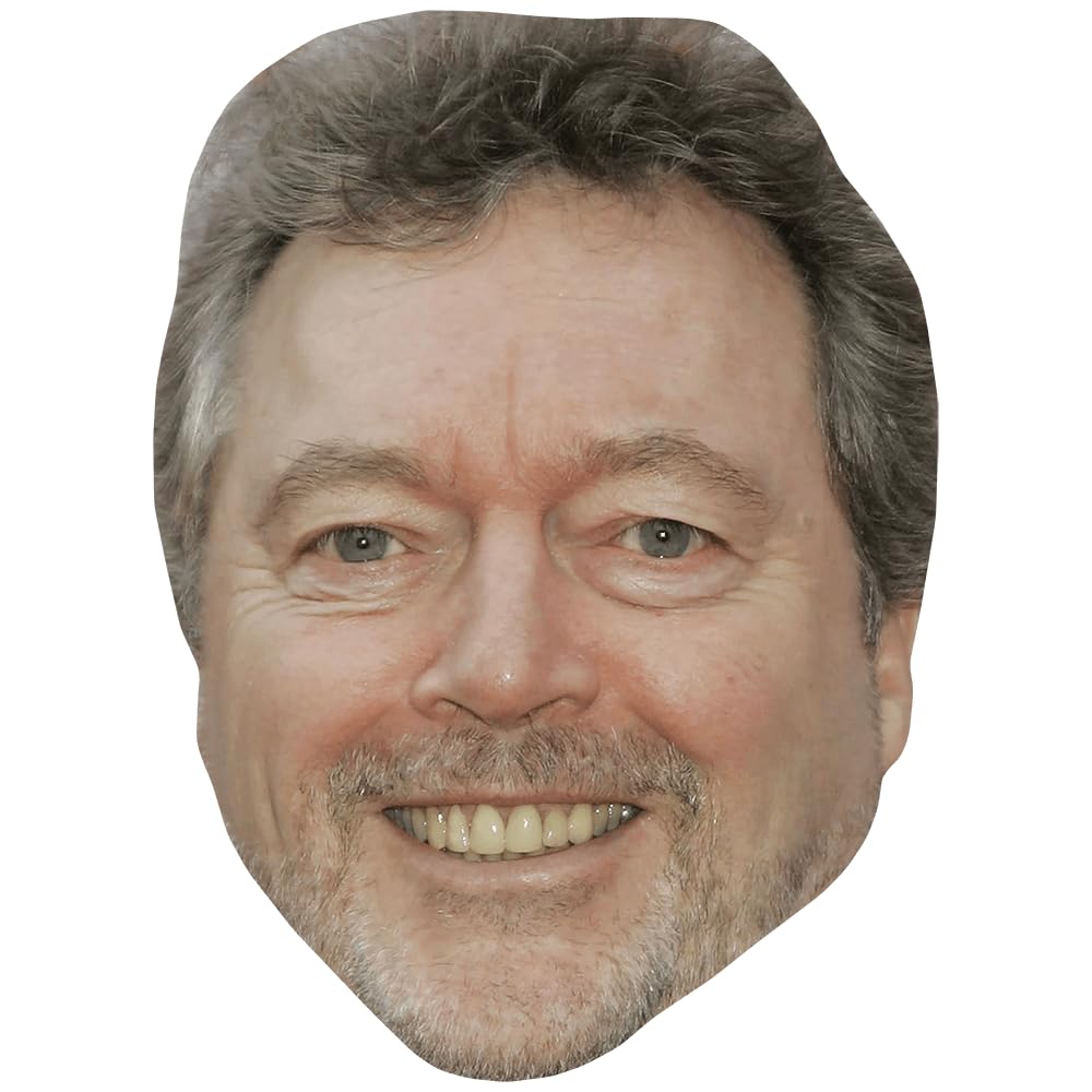 Jeremy Beadle (Smile) Celebrity Mask, Flat Card Face, Fancy Dress Mask