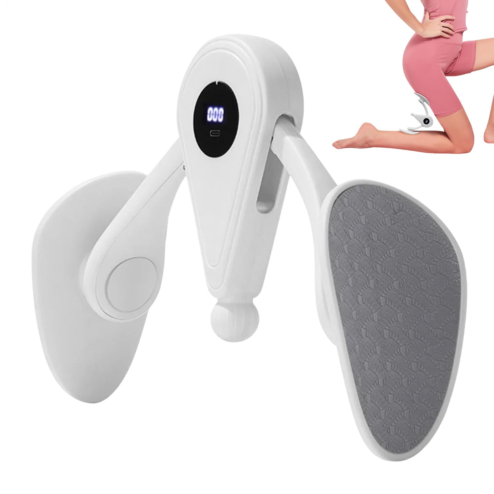 Inner Thigh Exerciser | Portable Shaping Fitness Excerciser | Thigh Workout Equipment with Display Counter | for Women Men Girls Hip Leg Home Gym Workout Yoga Pilates Postpartum