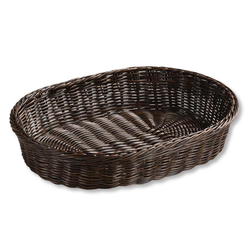 Corbeille à pain tressée lavable Kesper rectangulaire 40 cm pour viennoiseries