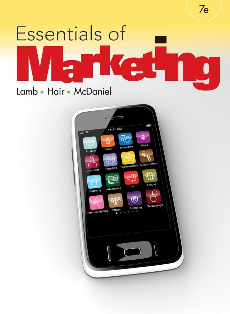 CengageNOW (with eBook) for Lamb/Hair/McDaniel's Essentials of Marketing, 7th Edition