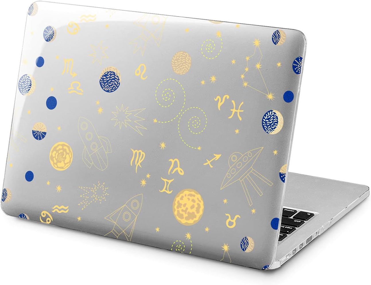 Hard Case Compatible for MacBook Pro 16 14 M3 M2 2023 M1 Pro 13 2022 Air 13 2021 Retina 2020 Mac 11 12 Constellations Zodiac Moon Pattern Design Protective Astrology Glam Print Laptop Cover