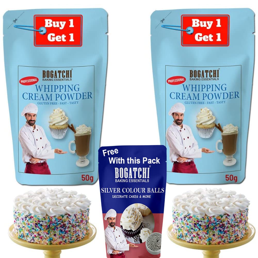 Buy BOGATCHI Whipping Cream Powder, Whipping cream for cake, Premium