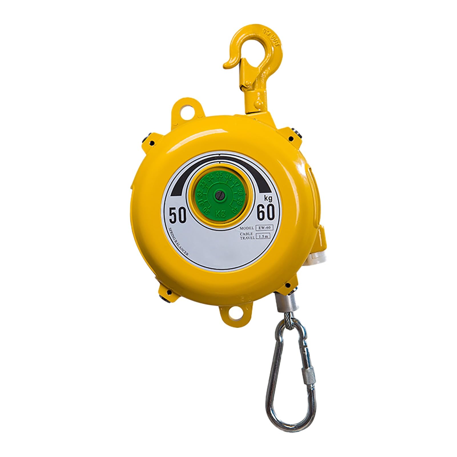 Rohcghc One Color Spring Balancer, Spring Balancer Heavy Duty, Retractable For Assembly Line Auline Automobile Mold, Parts Welding Wire Rope Length(1.5M50-60Kg)