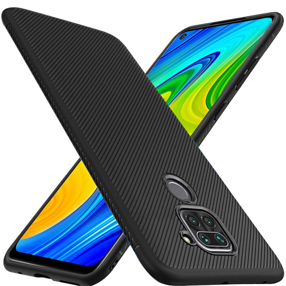 TheGiftKart Shockproof Anti-Skid Texture TPU Back Case Cover for Redmi Note 9 (Matte Black) (B08B42MNSJ) Amazon Price History, Amazon Price Tracker