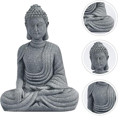 Miniatura 9 de BESTOYARD 1 estatua de Buda decoración japonesa para pecera, decoración para el hogar, estatuas de Buda decorativas para el hogar, estatuas de Buda