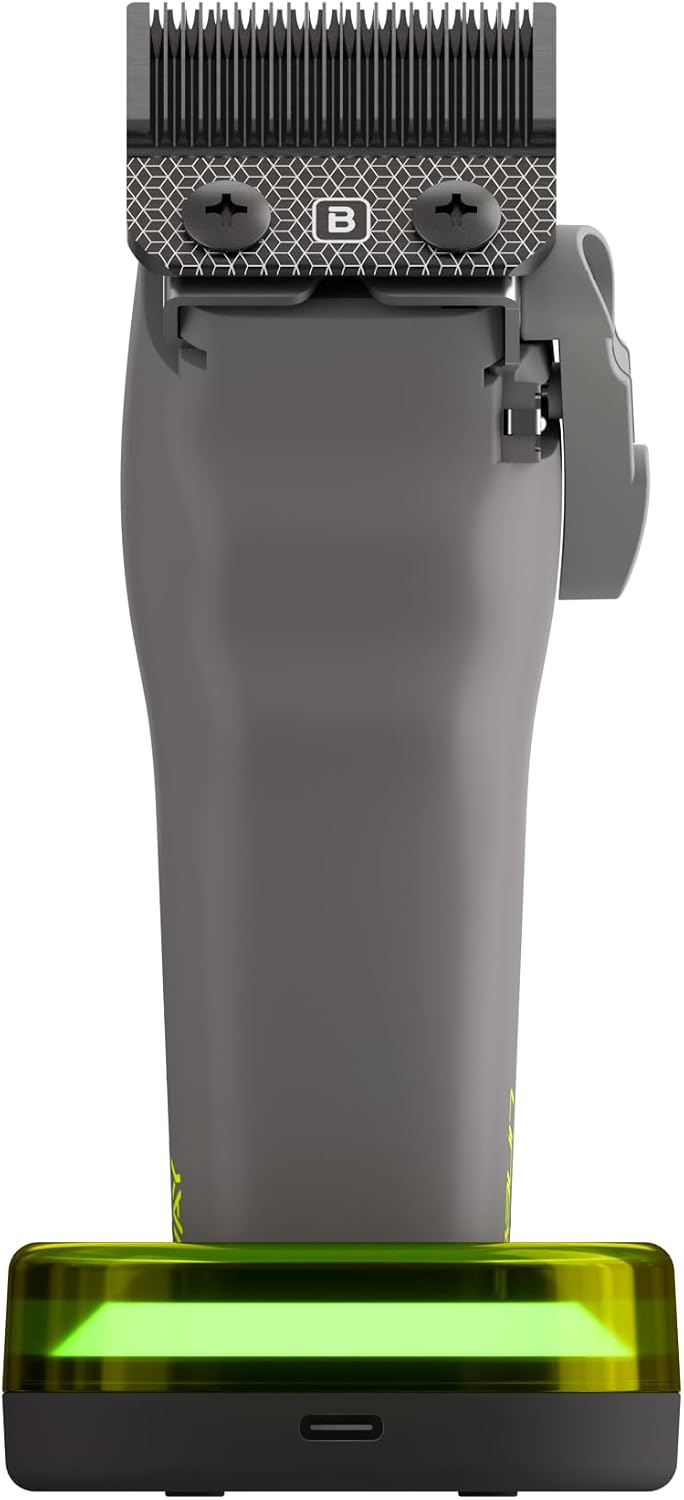 BWAY Linear Professional Hair Clipper for Barbers, 20,000 RPM Dual Core Linear Motor, Cordless Barber Clipper, Zero Gap Fade Clipper, USB-C Rechargeable, Aluminum Body