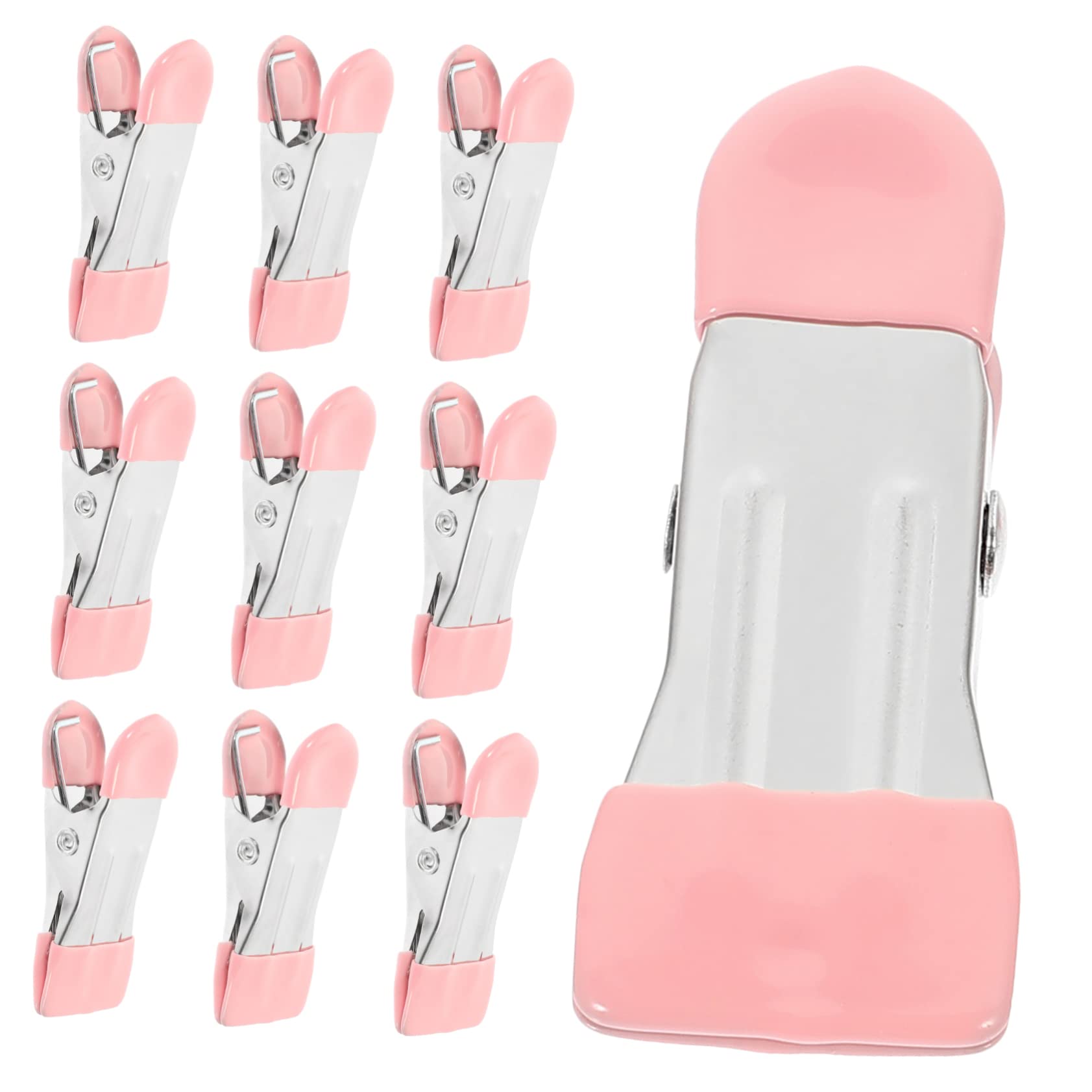 Cabilock 4 Sets Vielseitige Lebensmittelklammern Clip Haken Zum Aufhängen Für Wäsche Stabile Taschenklammern Für Chips Handtuchklammern 10 Stück * 4