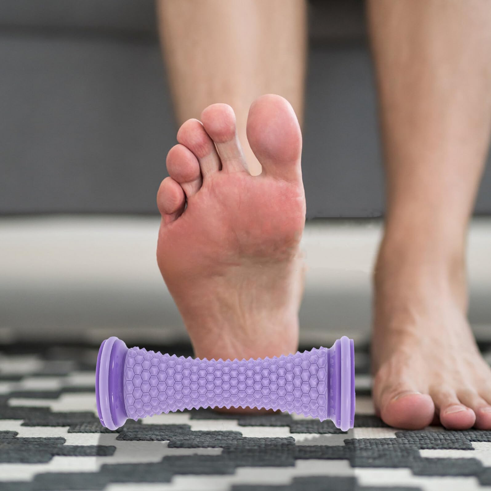 Abaodam Tragbare Fußsohlenmassagerolle mit Vielseitigen Massagetechniken 2 Stück-pack aus Tpr und Pvc zur Schmerzlinderung von Ferse und Fußsohle für Yoga und Entspannung