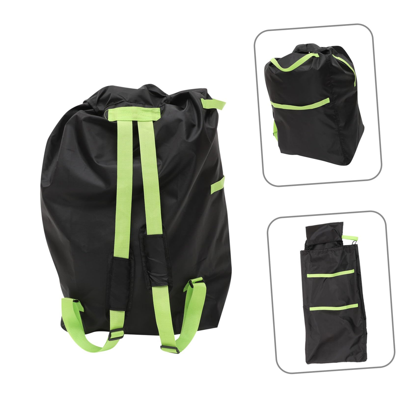 Borsa Trasportare Facile da Oxford e Passeggino per Doppio Nero Protegge Durante Viaggi Gate Check
