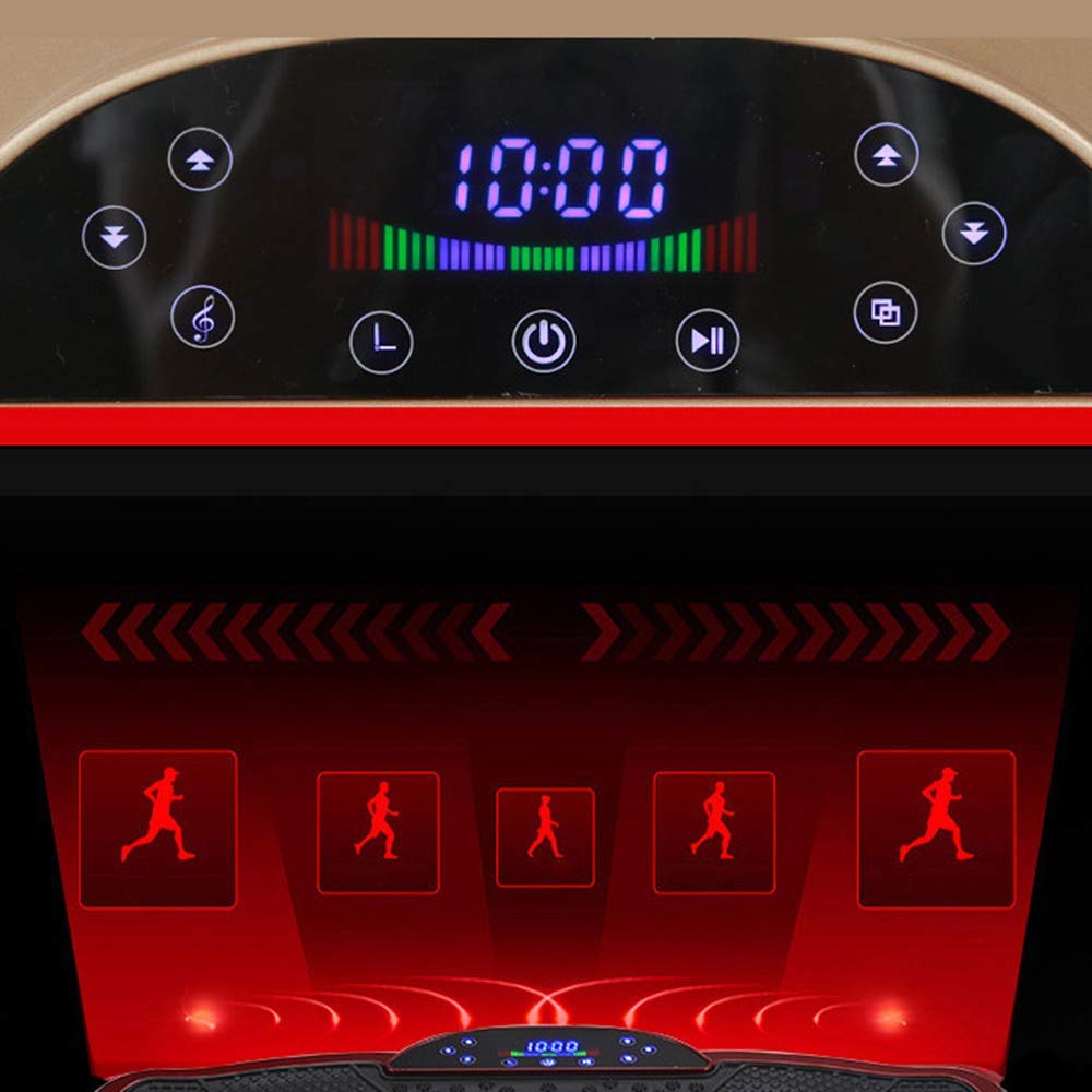 Pedane vibranti Pedana vibrante per fitness Pedana vibrante ultra sottile Facile da riporre Macchina per esercizi per tutto il corpo Allenamento Attrezzatura per esercizi per dimagrire Tonif