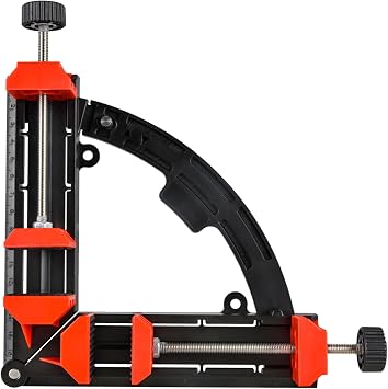Corner Clamp for Woodworking,Adjustable Corner Clamps,Multi Angle Corner Clamp for Woodworking Set,Right Angle Clamps for Woodworking/Bookshelves/Cabinets/Framing Black