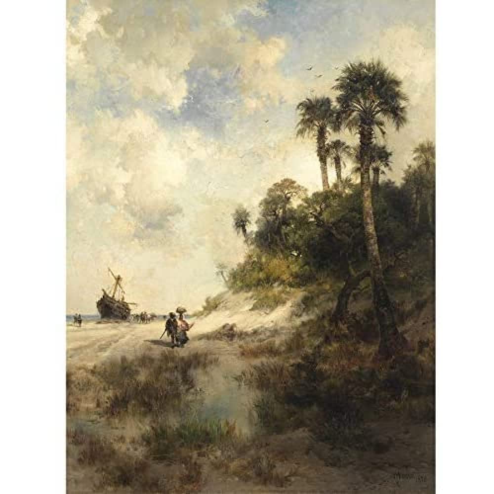Artery8 Moran Fort George Island Florida Unframed Wall Art Print Poster Home Decor Premium