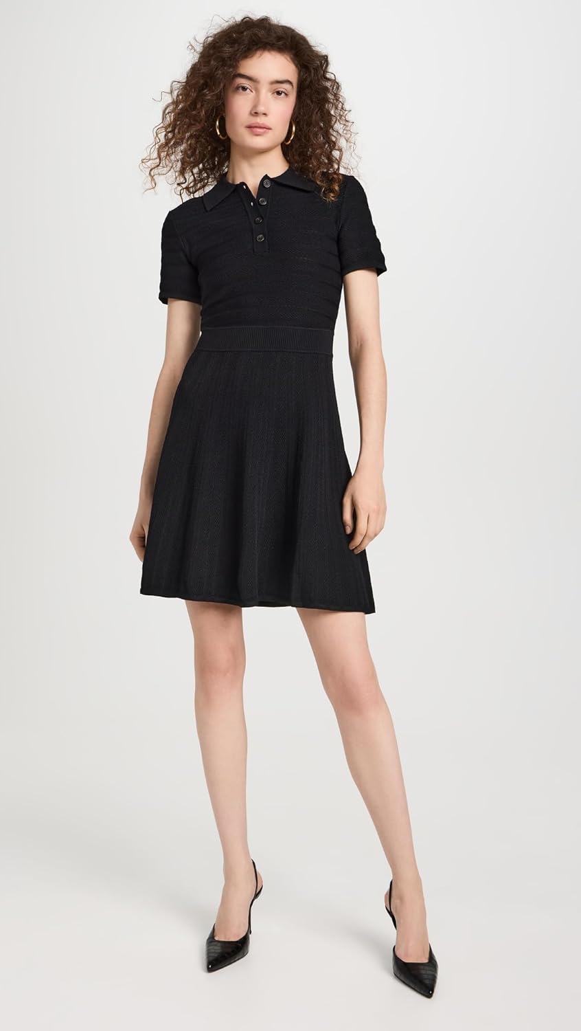 Shoshanna Womens Open Weave Knit Minoa Dress - Image 5