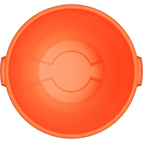 Miniatura 5 de Carlisle FoodService Products Bronco - Contenedor de basura redondo de 20 galones, color naranja, paquete de 1
