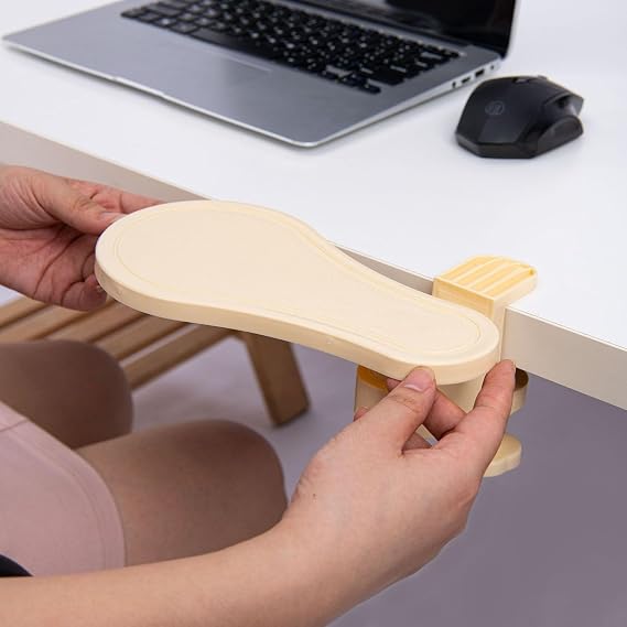 Elbow Rest Desk Arm Cushion Adjustable Ergonomic Computer Table Attachment for Men Home Seniors Collage School Wheelchair Laptop Students