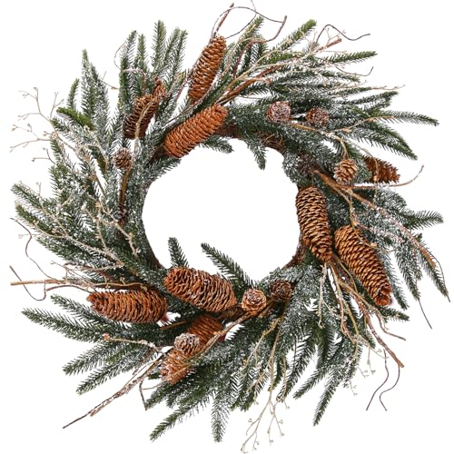 Blue Berries Christmas Wreath (20 “)