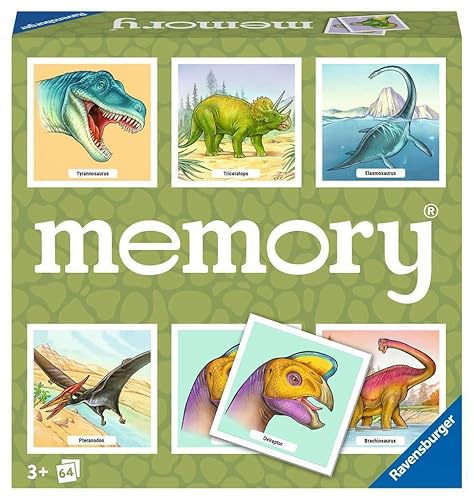 Ravensburger Dinosaur Memory Game – Fun & Fast Brain Teaser