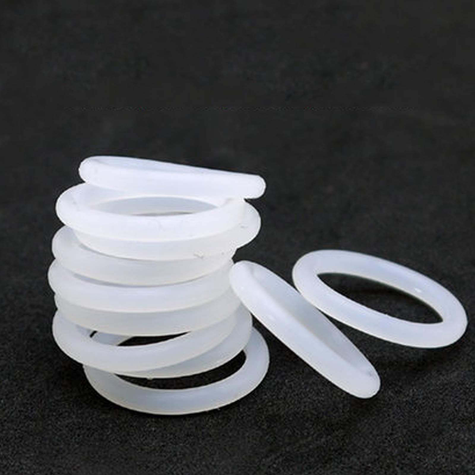 20 Pezzi O-Ring In Silicone - 7mm Diametro Esterno, 1mm Spessore, Per Riparazioni E Tenute - Foto 9