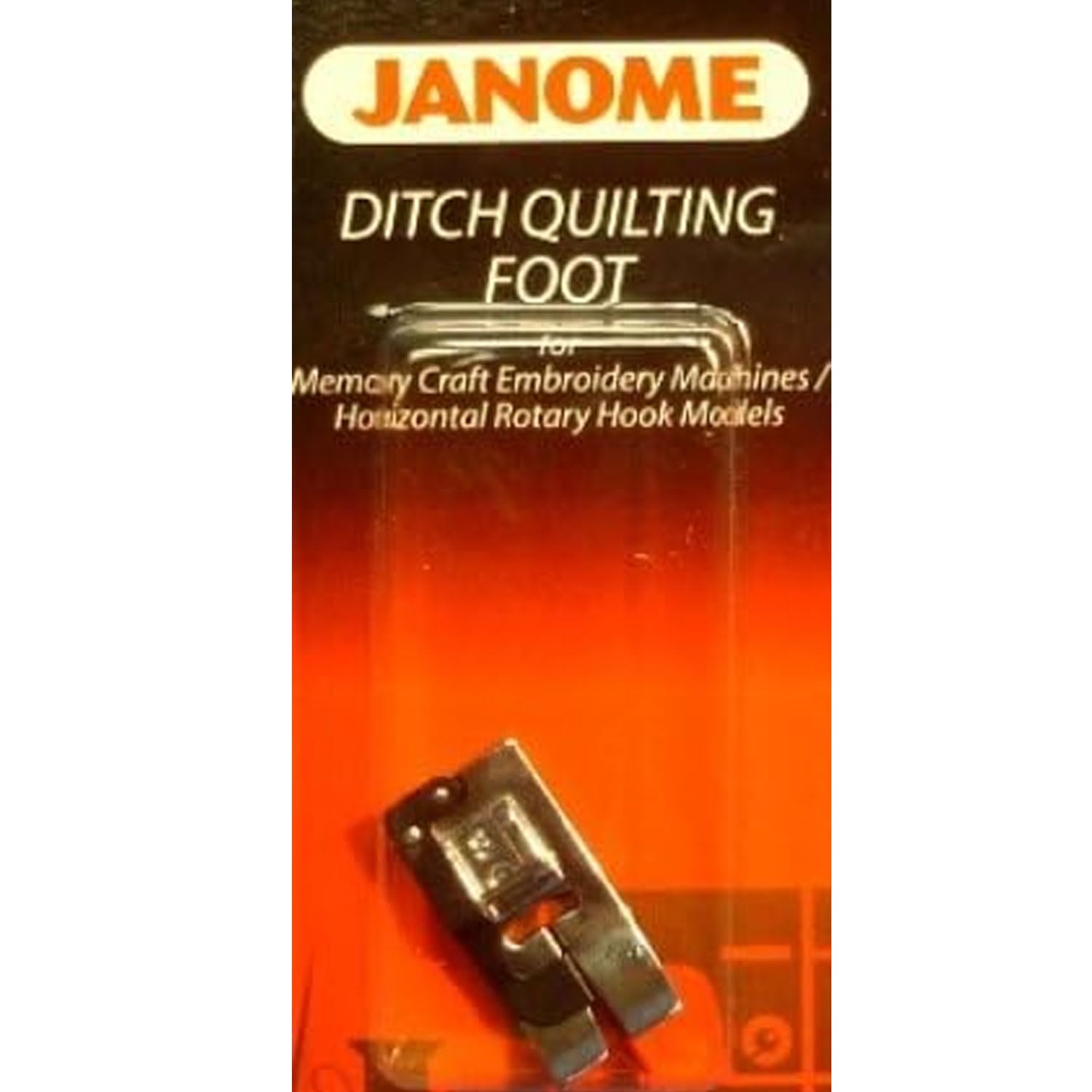 Ditch Quilting Foot Memory Craft Embroidery Machines Horizontal Rotary Hook Models