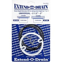 Extend-O-Drain 2 1/2" - 3" Shower Drain Height Extension Kit