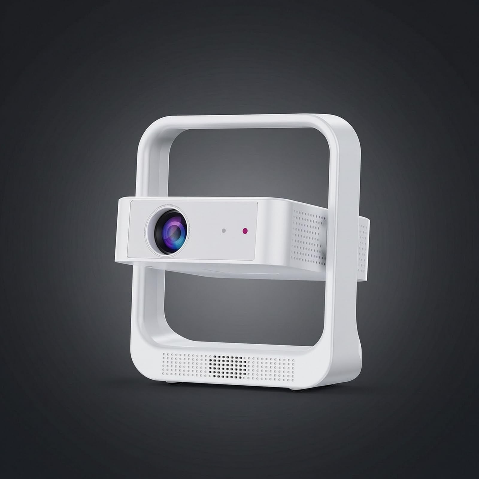 Proiettore Portatile Compatto Videoproiettore Girevole per Casa, 1080P, Versione Android 1080P