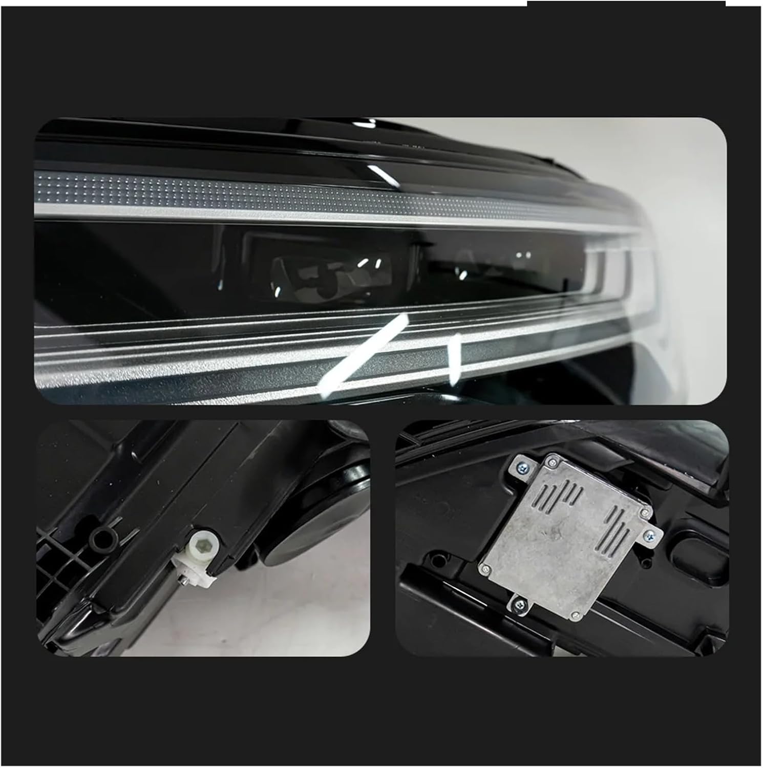 Compatible For Audi A6 A6L LED Headlight 2012-2018 C7 Head Lamp Drl Projector Lens Automotive Accessories
