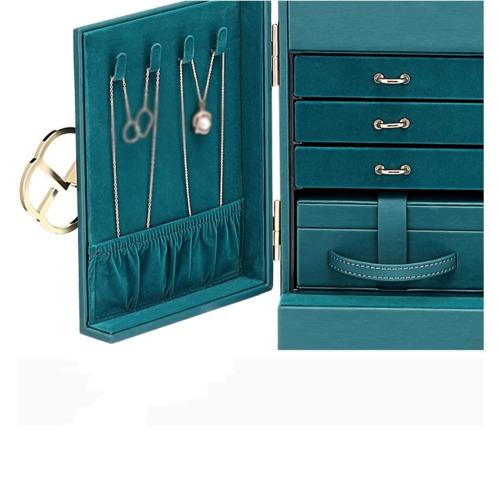 Jewelry Box Organizer Jewelry Box Watch Necklace Ring Earrings Multi-Layer Jewelry Storage Box Jewelry Organizer Small (C 28x20x34CM) (E 28x20x34CM)
