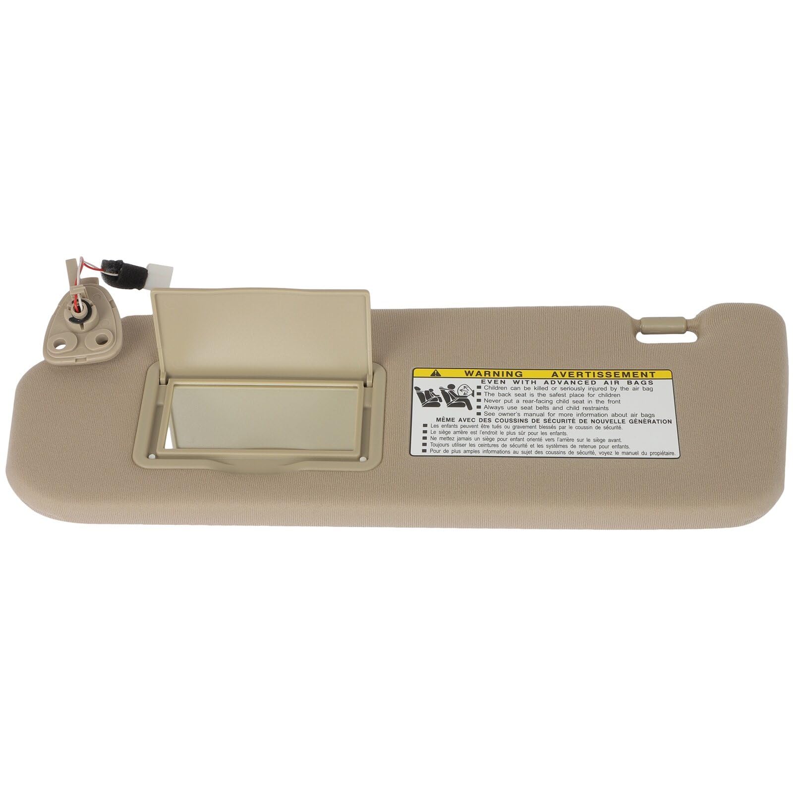 SCITOO Left Driver Side Sun Visor Assembly With Sunroof Compatible for 2005 2006 2007 2008 for Hyundai Sonata Beige Car Sun Visor 852013K400QS