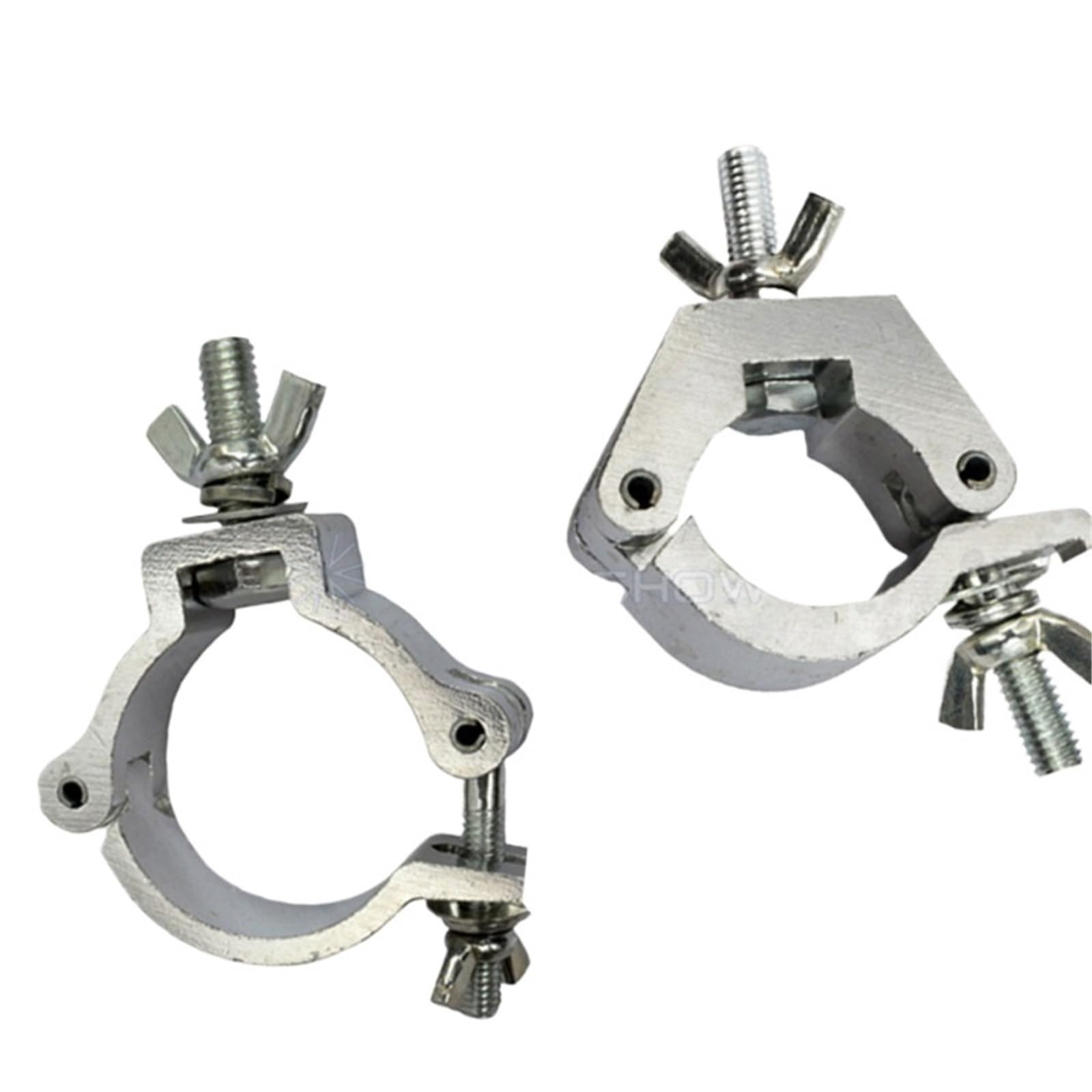 Zacisk kratownicowy 10 szt. Aluminiowe haki O Lock do oświetlenia scenicznego Belki z ruchomą głowicą i mobilny sprzęt DJ(Silver)
