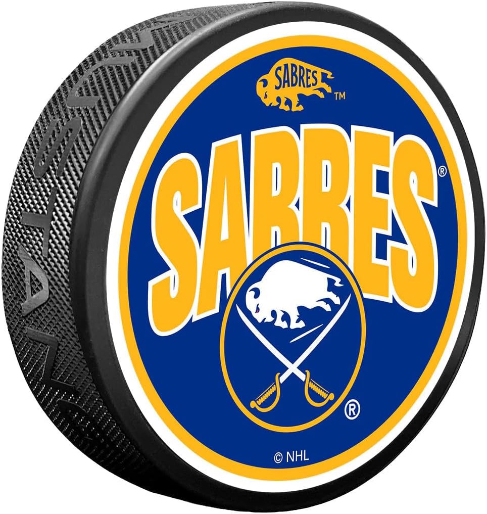 Buffalo Sabres Puck | Wordmark