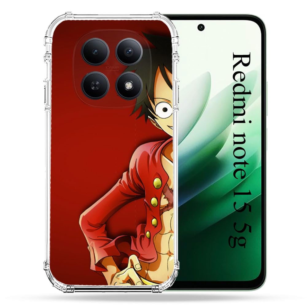 Protégez votre Redmi Note 15 5G avec la coque One Piece Luffy antichoc
