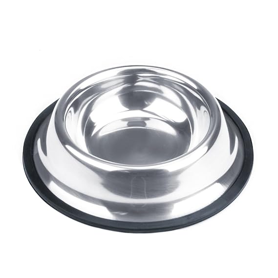 Weebo Pets No-Tip No-Slip Stainless Steel Bowl (4oz. Toy)