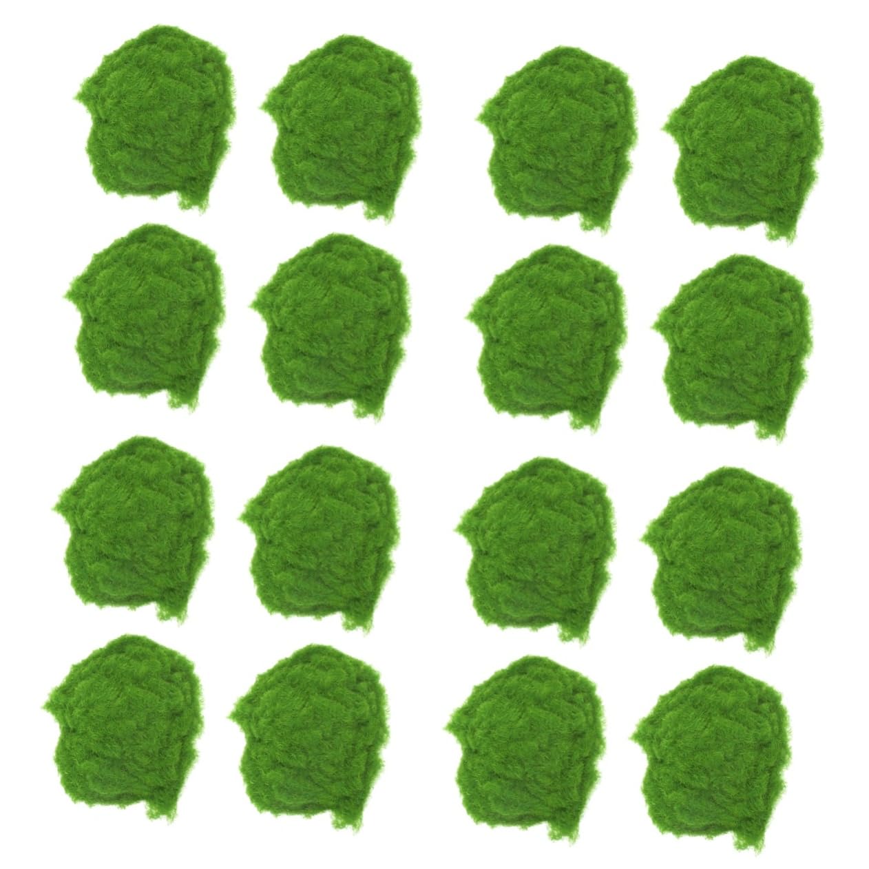 CiieeoCiieeo 4pcs 4 Potted Plants Artificial Faux For Fake Plants Fake Terrarium Grass Cashmere Powder Fake for Centerpieces Fake for Crafts Gardening Fake DIY Decor Turf Sand Table Nylon